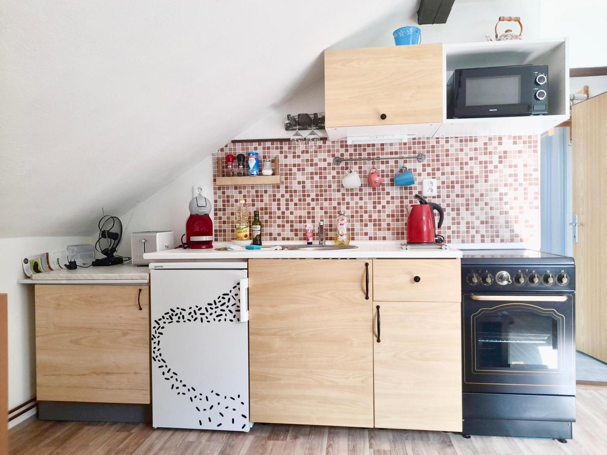 Apartman Castle View Cesky Krumlov Bagian luar foto