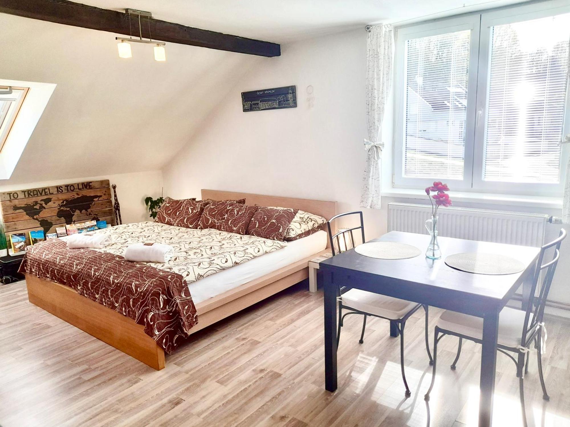 Apartman Castle View Cesky Krumlov Bagian luar foto